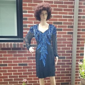 Lillie Rubin Vintage Sequin Dress